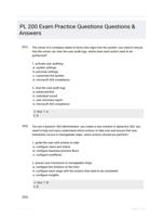 PL 200 Exam Practice Questions Questions & Answers