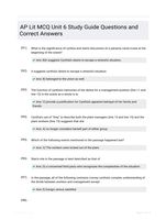 AP Lit MCQ Unit 6 Study Guide Questions and Correct Answers