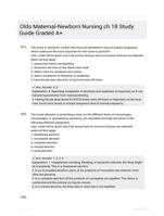 Olds Maternal-Newborn Nursing ch 18 Study Guide Graded A+