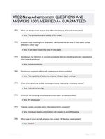 ATO2 Navy Advancement QUESTIONS AND ANSWERS 100% VERIFIED A+ GUARANTEED