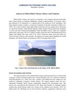 Analysis on Hibok-Hibok Volcano- History and Eruptions