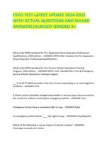 FSVO TEST LATEST UPDATE 2024-2025  WITH ACTUAL QUESTIONS AND SOLVED  ANSWERS|ALREADY GRADED A+