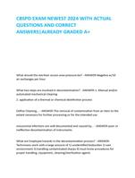 CBSPD EXAM NEWEST 2024 WITH ACTUAL  QUESTIONS AND CORRECT  ANSWERS|ALREADY GRADED A+