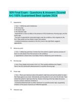 509 Final Exam - Questions & Answers (Scored A+) 100% Guaranteed Best Update 2024