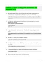 USPA C License study guide Questions and Answers 2023