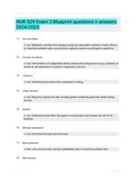 NUR 529 Exam 3 Blueprint questions n answers 2024/2025