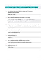 EPA 608 Type 2 Test Questions With Answers