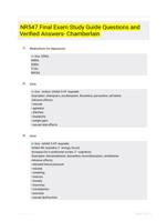 NR547 Final Exam Study Guide Questions and Verified Answers- Chamberlain