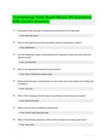 Cosmetology State Board Illinois |99 Questions| With Correct Answers.