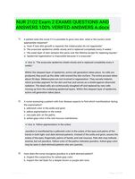 NUR 2102 Exam 2 EXAMS  QUESTIONS AND ANSWERS 100% VERIFED ANSWERS A.docx