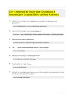 C211 Attempt #2 Study Set (Questions & Answers)|A+ Graded|100% Verified Answers