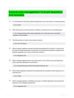 General pest management 7a Exam Questions And Answers