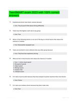 TeenSMART exam 2023 with 100% correct answers