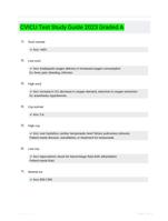 CVICU Test Study Guide 2023 Graded A