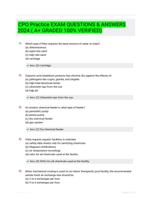 CPO Practice EXAM QUESTIONS & ANSWERS 2024 ( A+ GRADED 100% VERIFIED)