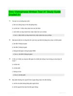 Dmv Vietnamese Written Test #1 Study Guide Graded A+