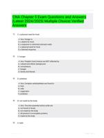 CNA Chapter 5 Exam Questions and Answers (Latest 2024/2025| Multiple Choice| Verified Answers