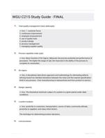 WGU C215 Study Guide - FINAL