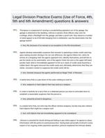 Legal Division Practice Exams (Use of Force, 4th, 5th and 6th Amendment) questions & answers