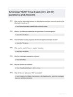 American YAWP Final Exam (CH. 23-29) questions and Answers