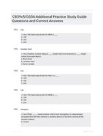 C839v5/D334 Additional Practice Study Guide Questions and Correct Answers