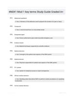 4N0X1 Mod 1 key terms Study Guide Graded A+