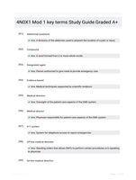 4N0X1 Mod 1 key terms Study Guide Graded A+