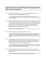 Praxis 2 School Counseling 5422 |33 Questions| With Correct Answers.