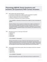 Physiology NBDHE Study Questions and Answers  |30 Questions| With Correct Answers.