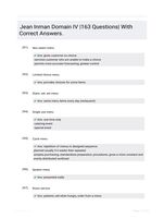 Jean Inman Domain IV |163 Questions| With Correct Answers.