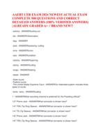 AAERT CER EXAM 2024 NEWEST ACTUAL EXAM  COMPLETE 500 QUESTIONS AND CORRECT  DETAILED ANSWERS