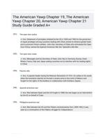 The American Yawp Chapter 19, The American Yawp Chapter 20, American Yawp Chapter 21 Study Guide Graded A+