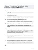 Chapter 19 American Yawp Study Guide Questions and Correct Answers