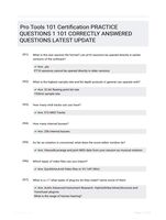 Pro Tools 101 Certification PRACTICE QUESTIONS 1 101 CORRECTLY ANSWERED QUESTIONS LATEST UPDATE