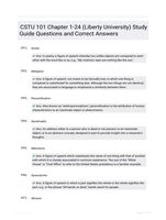 CSTU 101 Chapter 1-24 (Liberty University) Study Guide Questions and Correct Answers