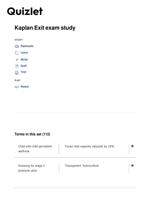 Kaplan Exit exam study 2024 UPDATED VERSION