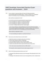 AWS Developer Associate Practice Exam questions and Answers _ 2024