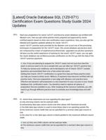 [Latest] Oracle Database SQL (1Z0-071) Certification Exam Questions Study Guide 2024 Updates