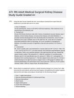 ATI: RN Adult Medical Surgical Kidney Disease Study Guide Graded A+