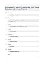 Pre-classroom training Vituity scribe Study Guide Questions and Correct Answers