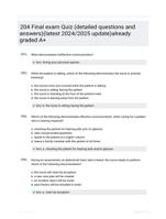 204 Final exam Quiz (detailed questions and answers)(latest 2024/2025 update)already graded A+