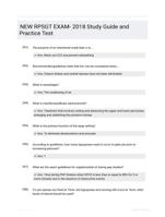 NEW RPSGT EXAM- 2018 Study Guide and Practice Test