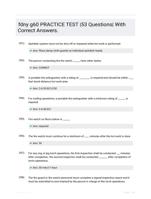 fdny g60 PRACTICE TEST |53 Questions| With Correct Answers.