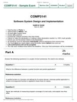 COMP 3141 -  Exam questions and Solutions _ pdf