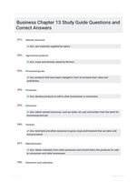 Business Chapter 13 Study Guide Questions and Correct Answers