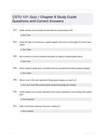 CSTU 101 Quiz / Chapter 8 Study Guide Questions and Correct Answers