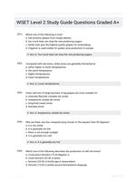 WSET Level 2 Study Guide Questions Graded A+