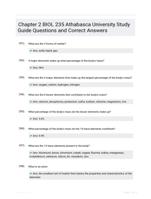 Chapter 2 BIOL 235 Athabasca University Study Guide Questions and Correct Answers