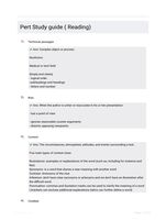 Pert Study guide ( Reading)