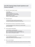 GA CPS Training Study Guide Questions and Correct Answers